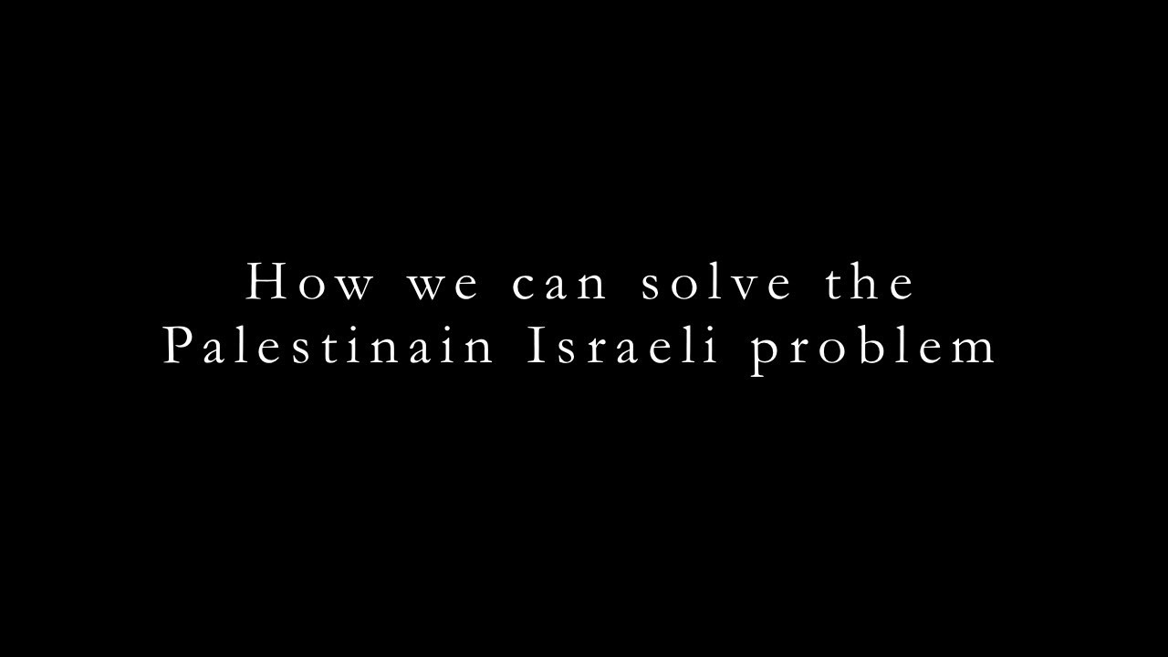 DannyShell4's tweet card. How We Can Solve the Palestinian Israeli Problem (Official Version)