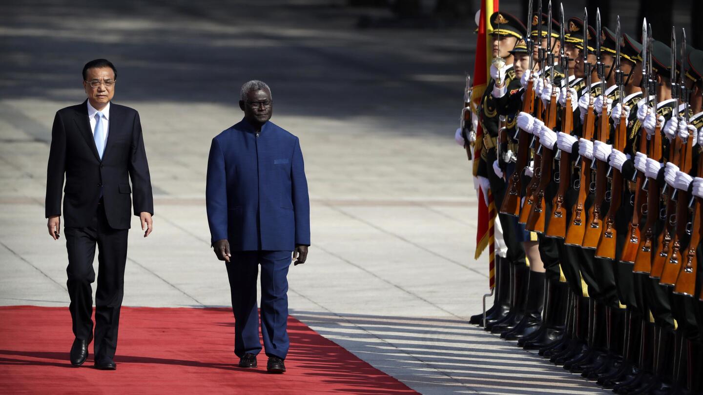 AP's tweet card. The Solomon Islands prime minister has confirmed that his government has signed a new security agreement with China, but told lawmakers it would not undermine the peace and harmony of the region, as...