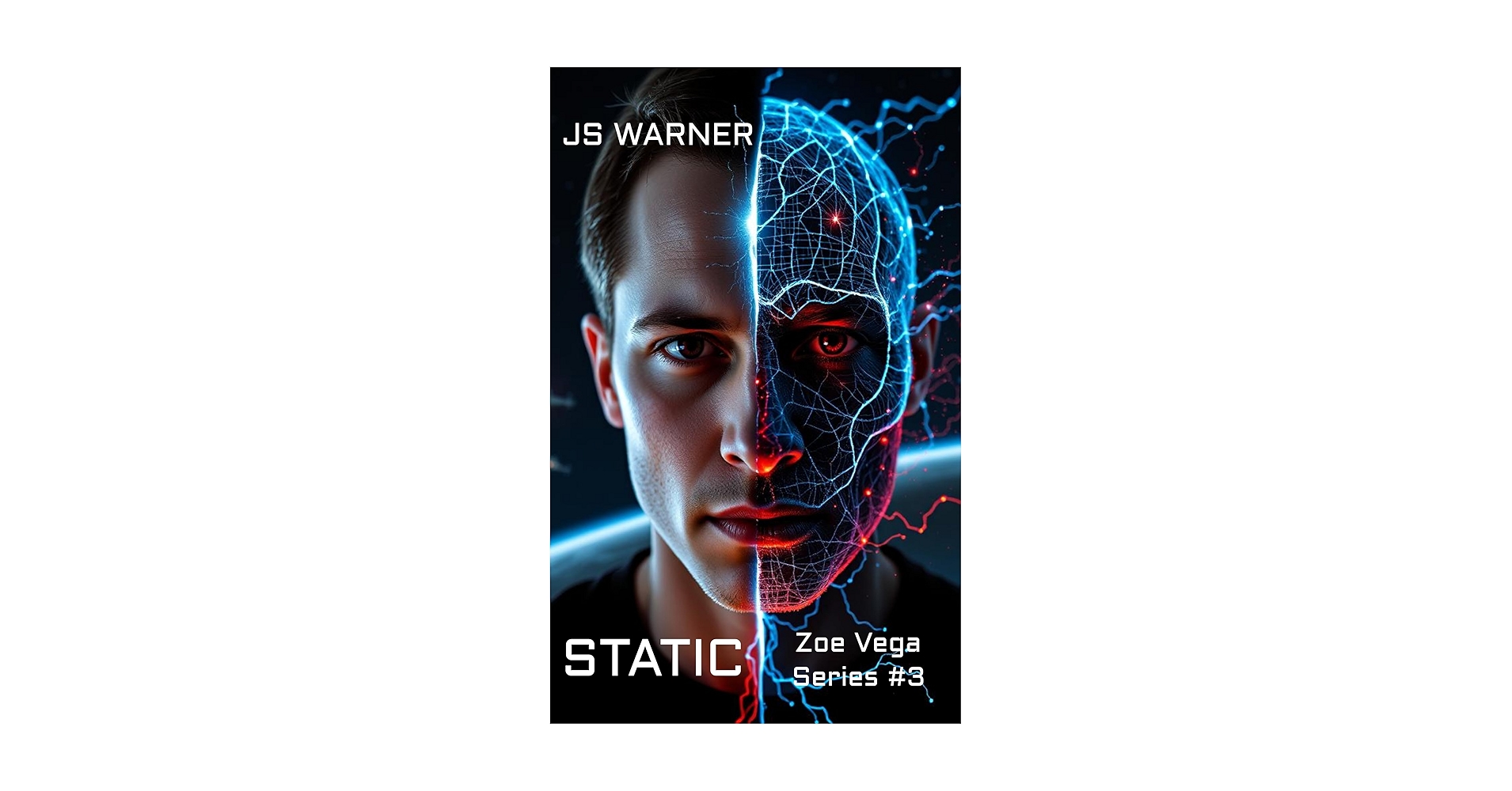 jswarnerauthor's tweet card. STATIC: Zoe Vega Series #3