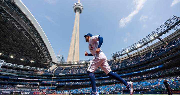 globalnewsto's tweet card. Police are reminding the public that there is a "no-fly zone" over the Rogers Centre after two people charged for flying their drones during the Toronto Blue Jays postseason games.