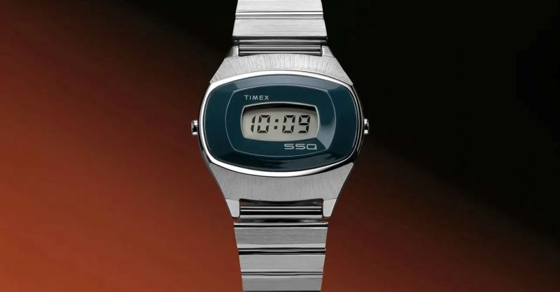 DigitalTrendsEs's tweet card. El Timex SSQ Digital Reissue tiene vibraciones retro y una pantalla LCD simple que causó furor en 1975.
