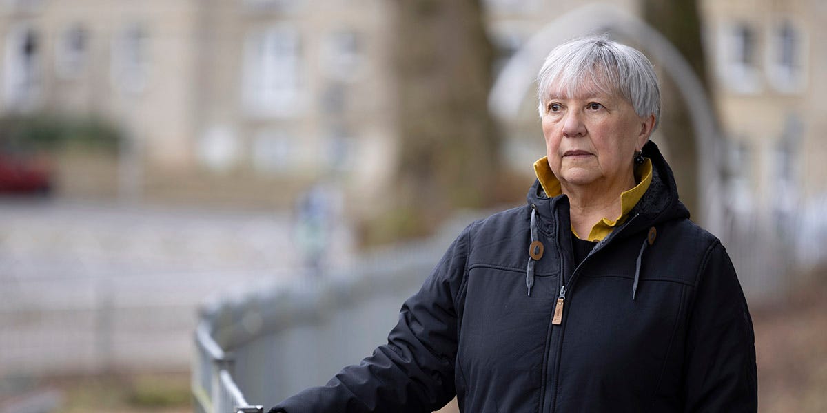 TheFP's tweet card. The UK’s clampdown on free expression snags 75-year-old Rose Docherty—for the second time. Her alleged crime: offering to chat outside a hospital that performs abortions.
