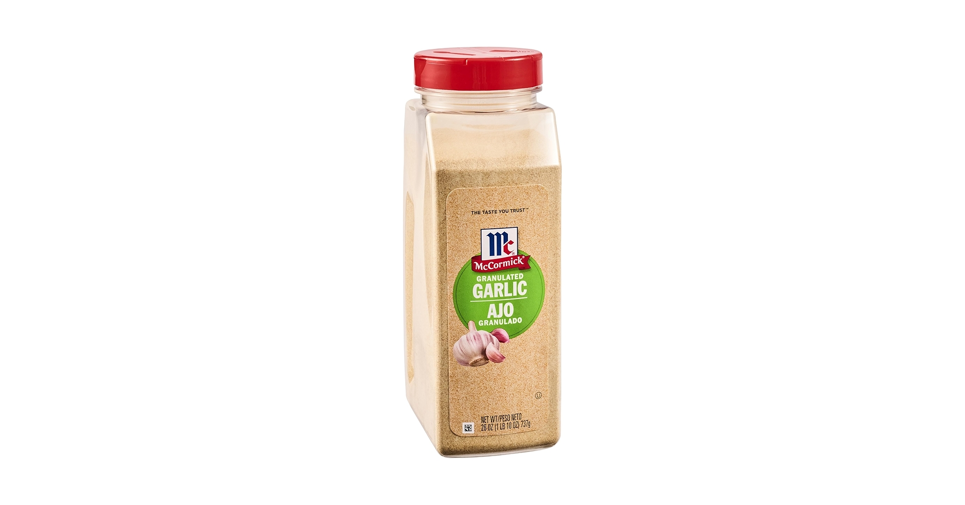 sure_saving's tweet card. McCormick Granulated Garlic has the unique savory and sweet flavor of fresh garlic, but with a milder taster. Coarser than garlic powder, it is a versatile addition to meat rubs, seasoning blends and...