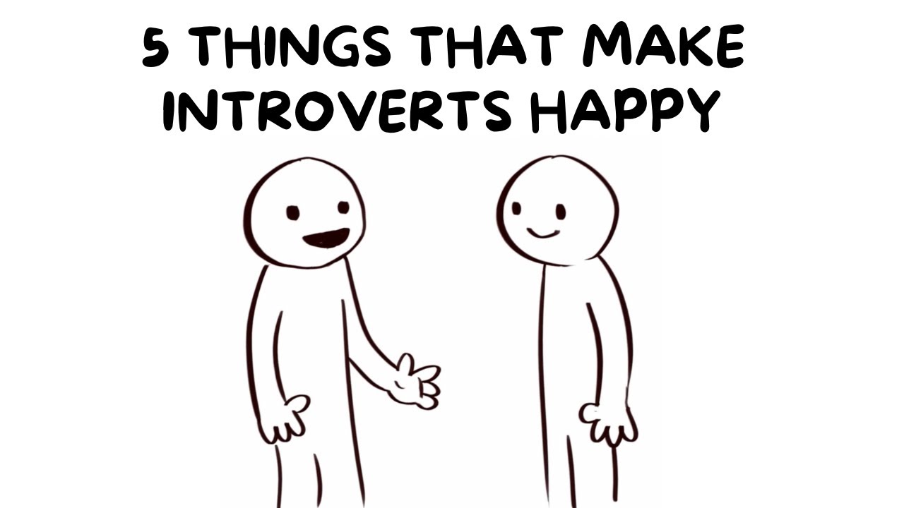 IntrovertProbss's tweet card. 5 Things That Make Introverts Happy