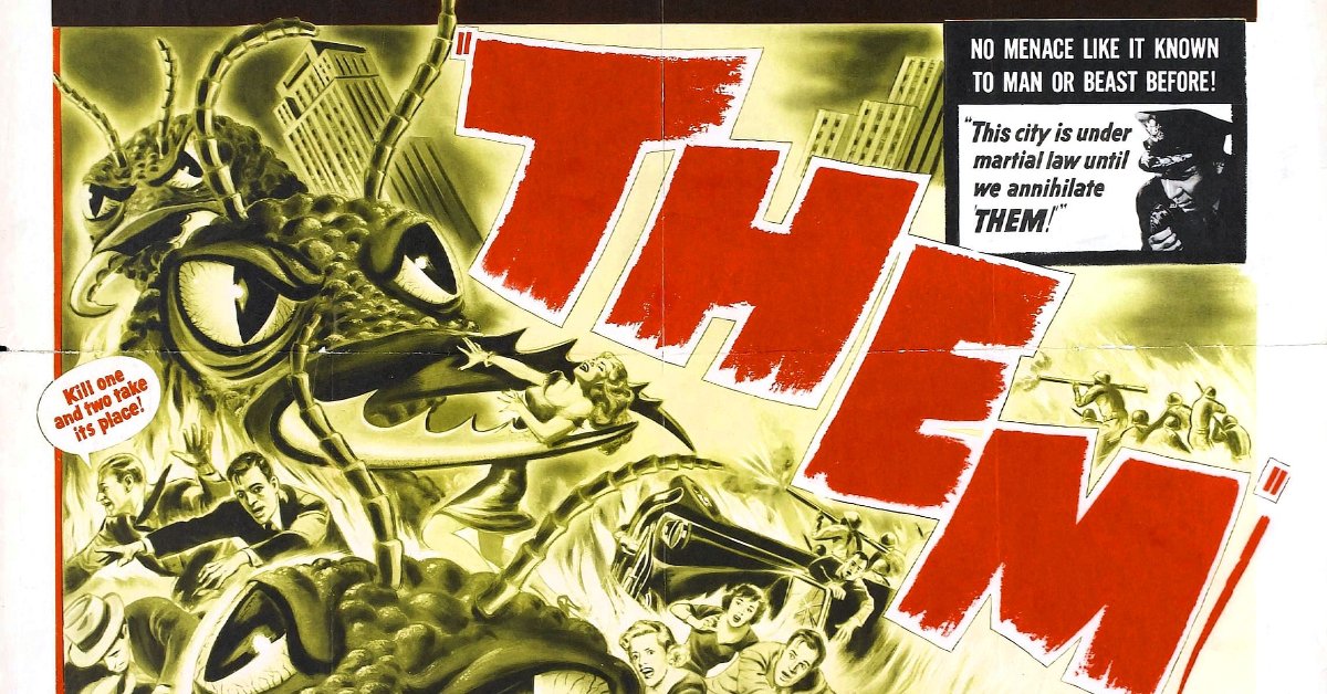 MeTV's tweet card. When it comes to atomic ant movies, Them! has simply got to be up at the top.  So, let's celebrate one of the best sci-fi horror movies of all time with a neat lil' quiz! We'll ask a question, you...