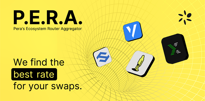 PeraAlgoWallet's tweet card. Easily integrate Algorand DeFi with our new API