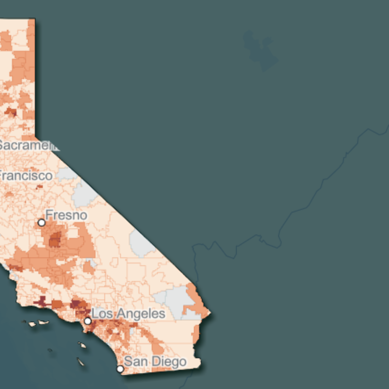 DataSmartCities's tweet card. New Tool Maps Deadly Heat Risks in California | Data-Smart City Solutions