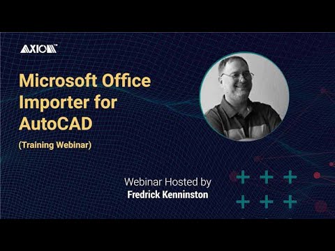 CADsoftware's tweet card. Microsoft Office Importer for AutoCAD: Maximum Results, Minimum Effort