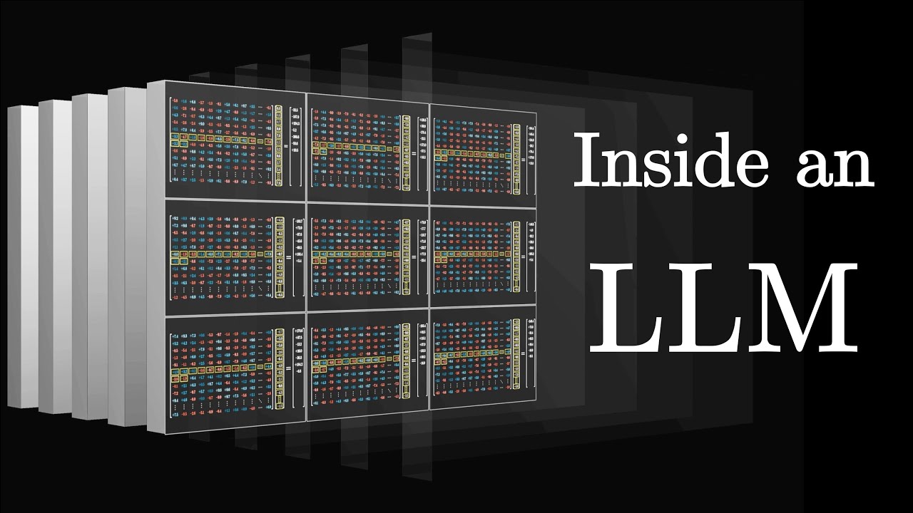 3blue1brown's tweet card. Transformers, the tech behind LLMs | Deep Learning Chapter 5