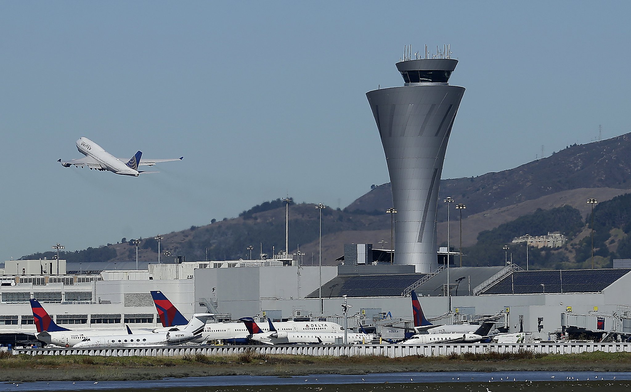 Miltronix1's tweet card. Three unrelated issues forced emergency landings at two Bay Area airports late Wednesday...