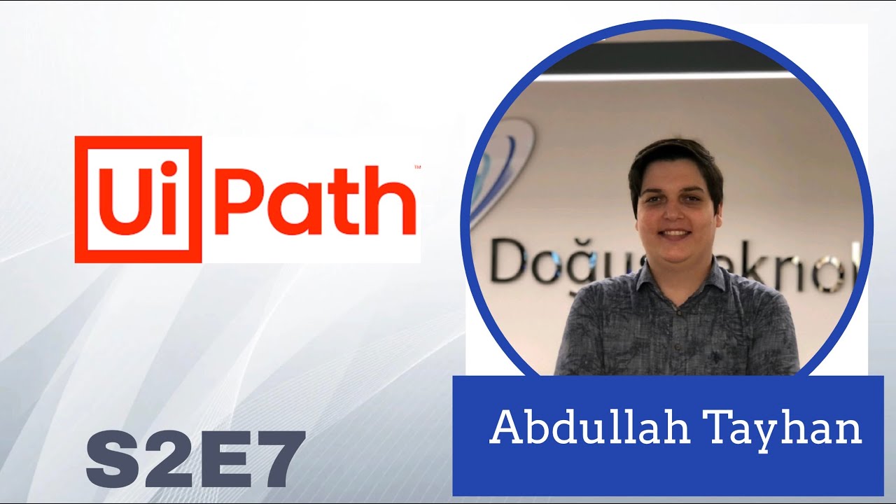 TestingBootcamp's tweet card. S2E7 - UiPath ile Robotik Süreç Otomasyonu (RPA) - Abdullah Tayhan
