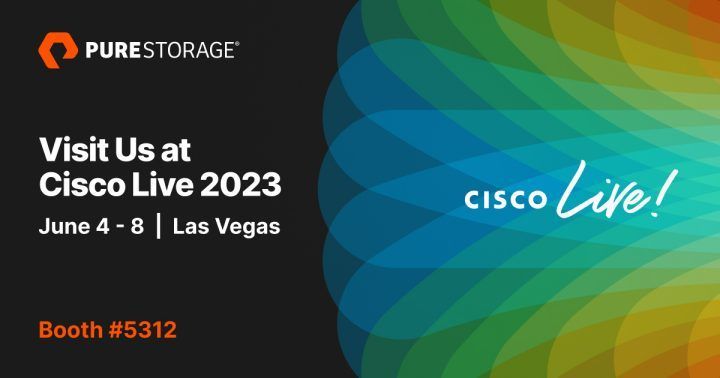 SQLMelody's tweet card. Attending Cisco Live 2023? Visit the Pure Storage booth #5312 to chat with us about our joint solution, FlashStack, redesigned from top to bottom to be more energy efficient, more secure, simpler to...