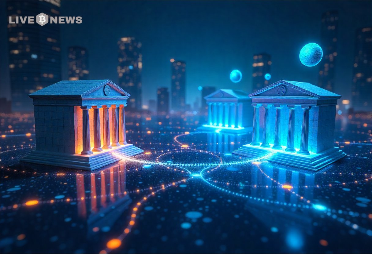 InsightChainz's tweet card. QuantNet launches to connect banks with tokenised money and crypto, enabling seamless integration without disrupting existing systems.