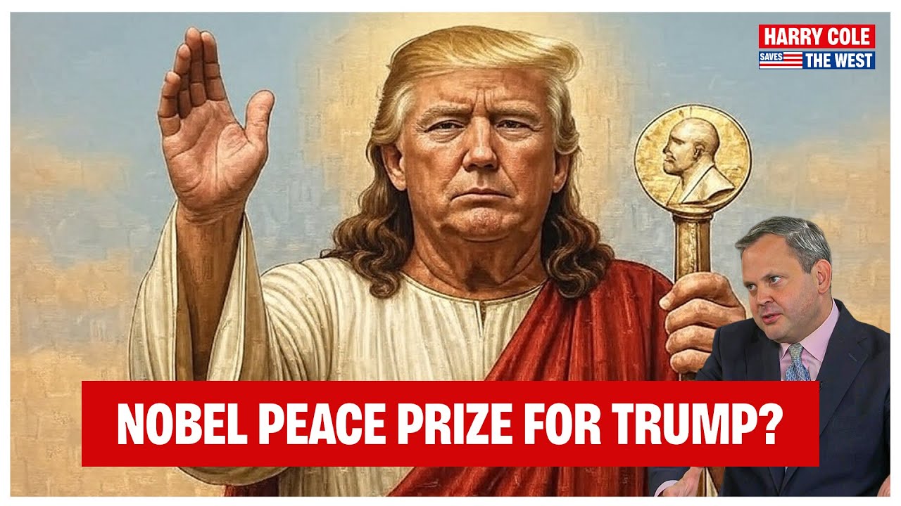 MrHarryCole's tweet card. 'CRIES OF NOBEL PRIZE FOR TRUMP' AS PRESIDENT ENDS ISRAEL v HAMAS WAR...