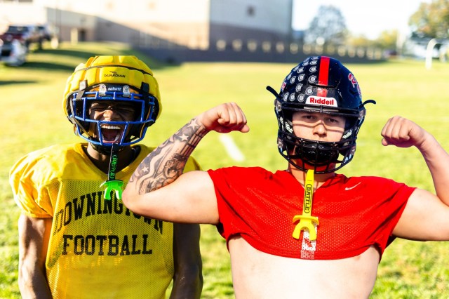 nheckenberger's tweet card. Chances are, Coatesville’s behemoth offensive tackle, Max Hiller, and Downingtown East’s monstrous defensive end, Abraham Sesay, will often be lined up away from each other, for strategic purposes.…