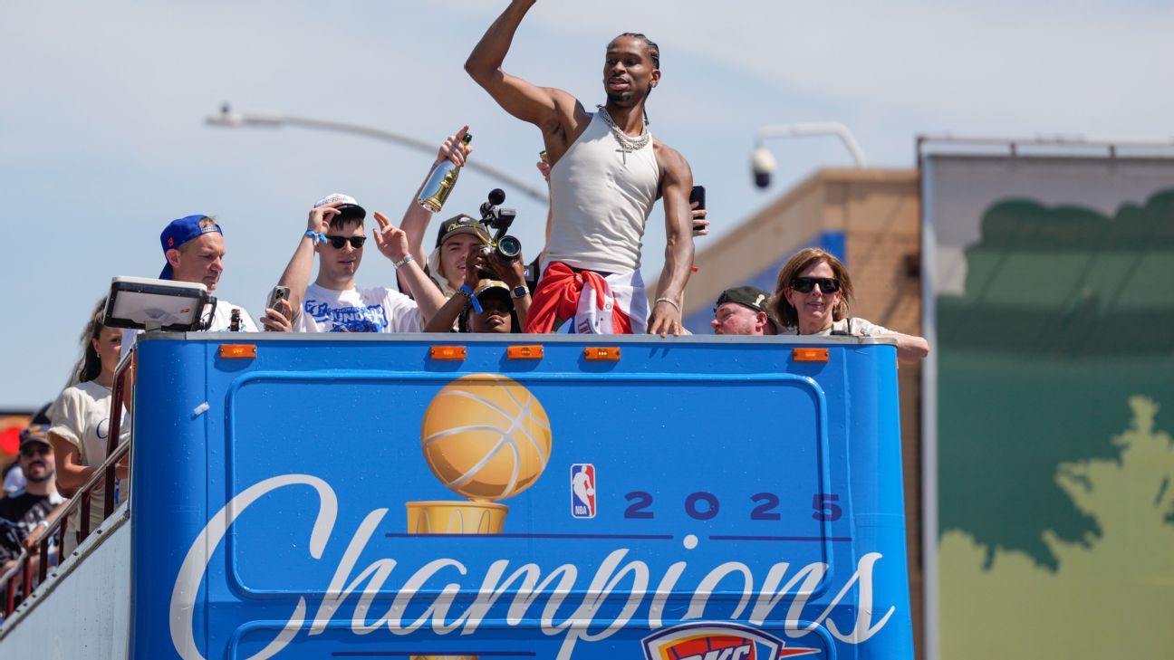 TheGame216's tweet card. The NBA's annual offseason survey envisions the Thunder repeating as league champions, with Nuggets superstar Nikola Jokic predicted to win his fourth Most Valuable Player honor, according to the...