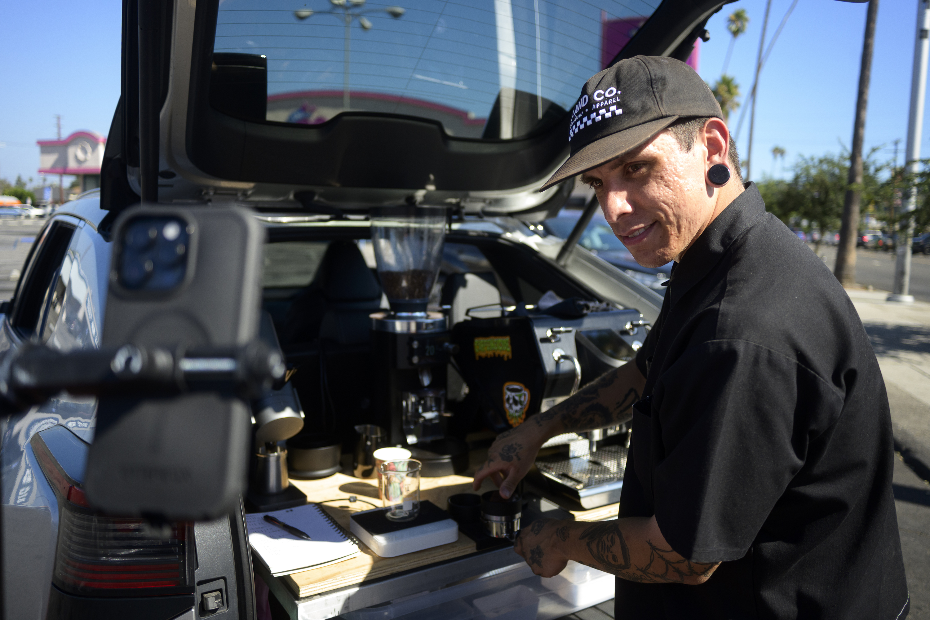 kaleidoroasters's tweet card. "We're serving, quote-unquote, specialty coffee, fermented coffee, specialty high-grade coffee to the people at six bucks," says Daniel Arteaga, the barista behind 'Caffeineicide,' a mobile coffee...