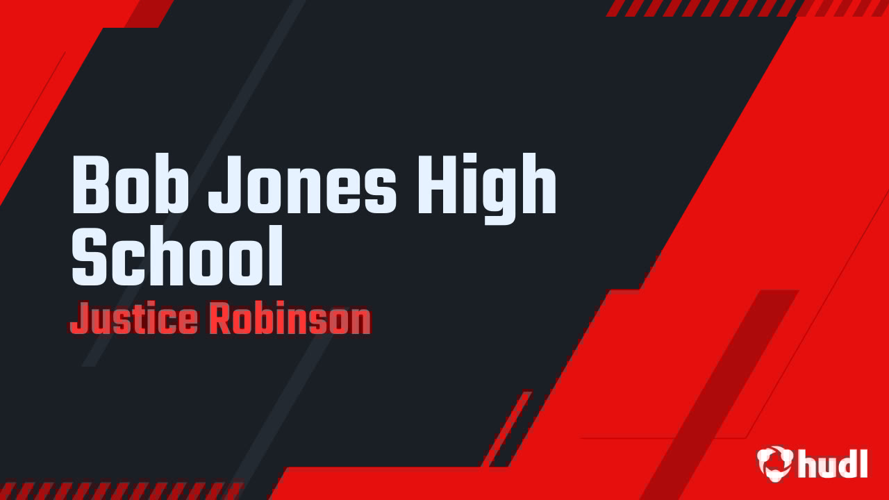 JusticeRob1nson's tweet card. Bob Jones High School