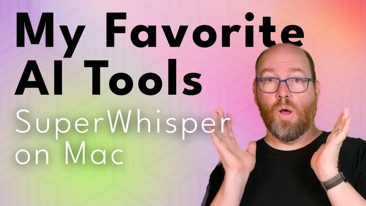 Technovangelist's tweet card. SuperWhisper is my Scriptwriting Super Power