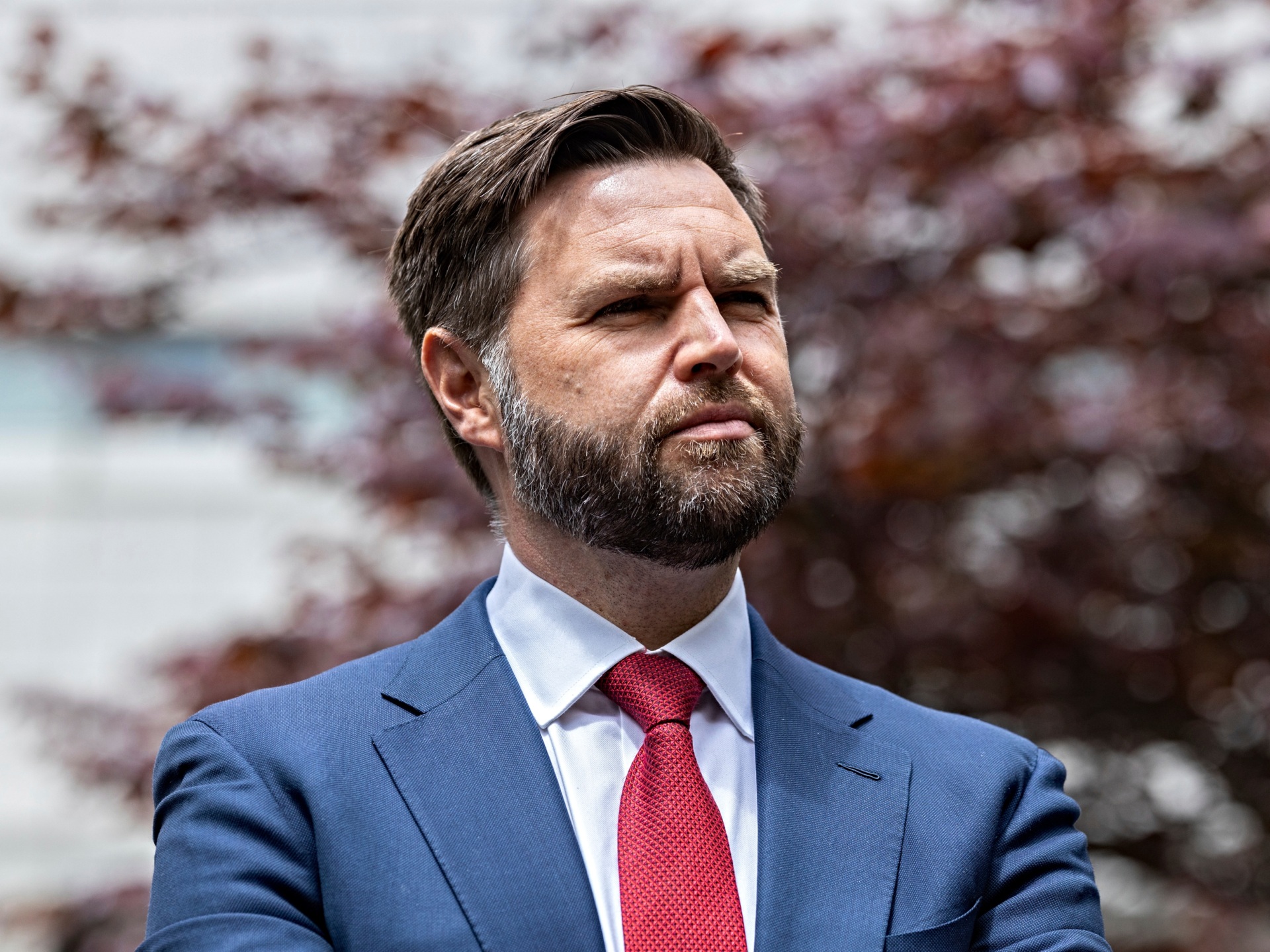 SenVancePress's tweet card. J.D. Vance announced a hold policy on numerous Biden nominees in response to the 46th president's "radical lawfare" against Trump.
