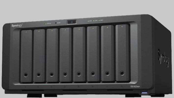 HotHardware's tweet card. Synology, which previously locked its NAS units to first-party drives, reverses the controversial decision.