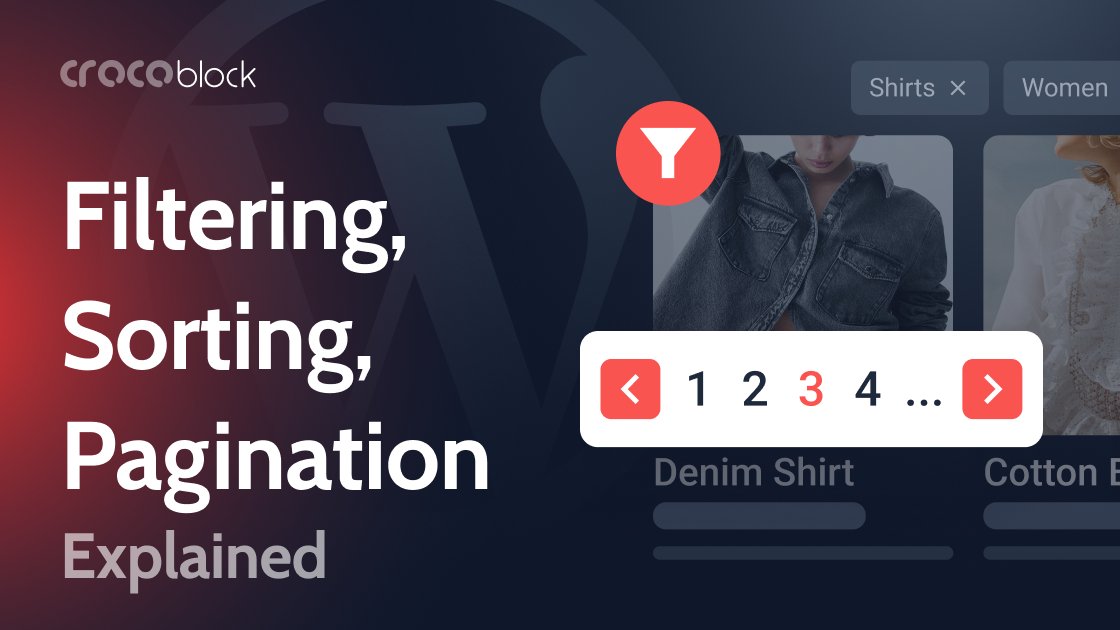 MichaelKihl's tweet card. Discover a clear explanation of filtering, sorting, and pagination with WordPress-friendly examples to improve website usability.