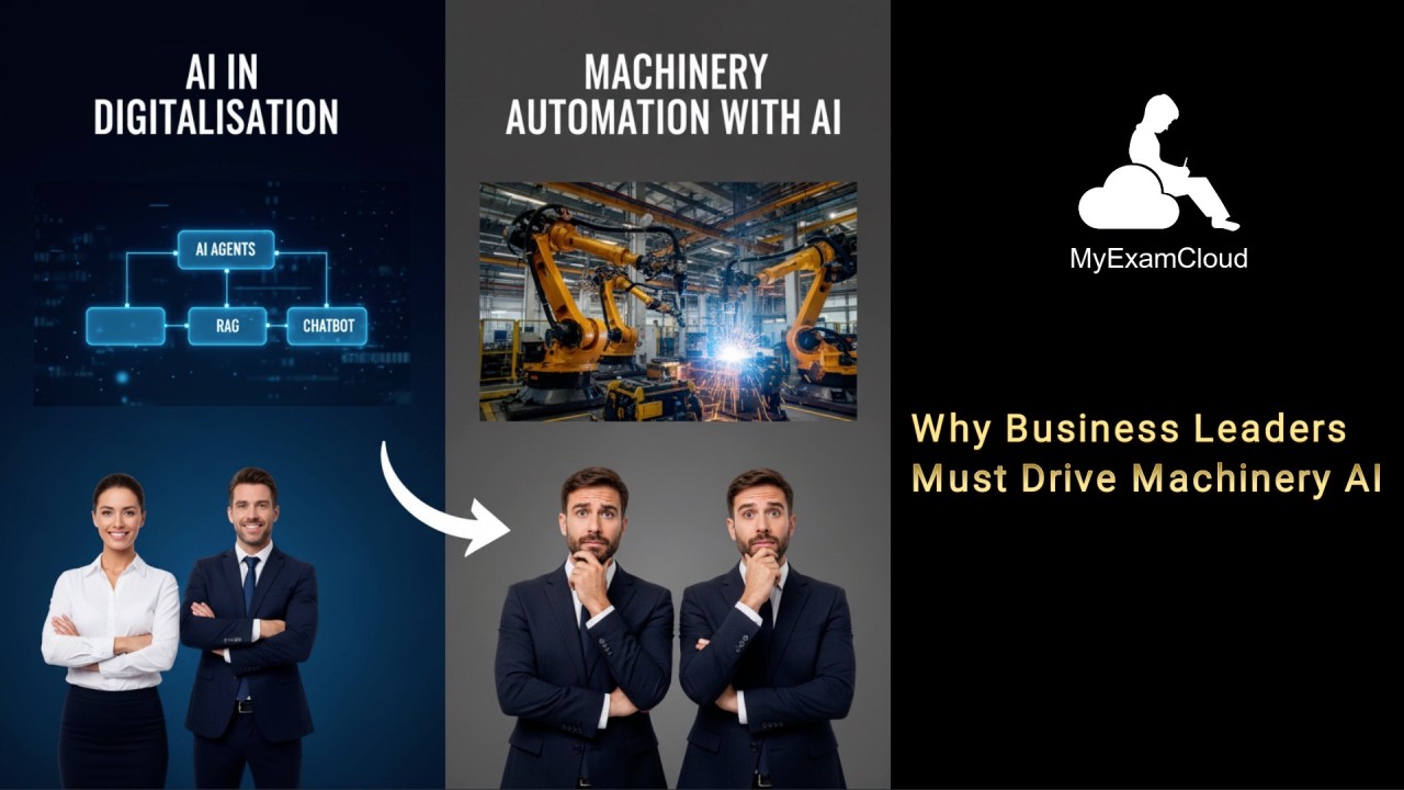 myexamcloud's tweet card. Artificial Intelligence (AI) is booming in digitalisation solutions. From AI Agents, Enterprise AI platforms, chatbots, and predictive analytics, businesses are rapidly adopting AI software because...