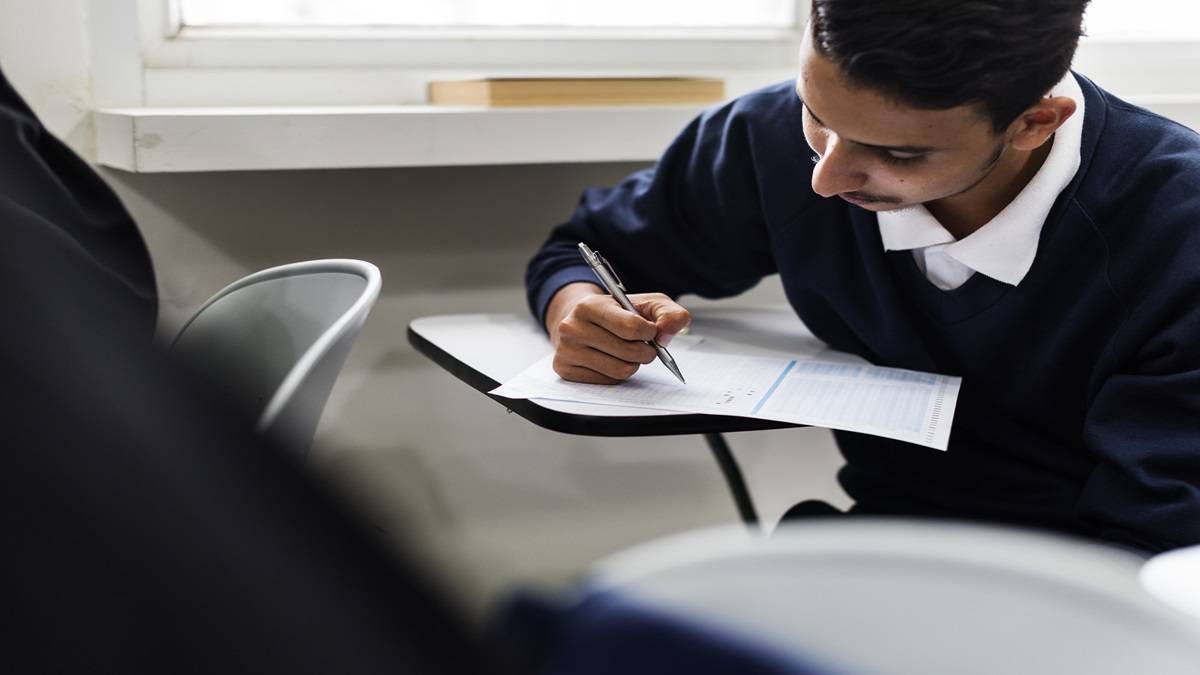 ShikshaDotCom's tweet card. The Central Board of Secondary Education (CBSE) has come up with Class 10 and 12 board exam datesheet for 2026. Both the examinations would start on Feb 17 next year.