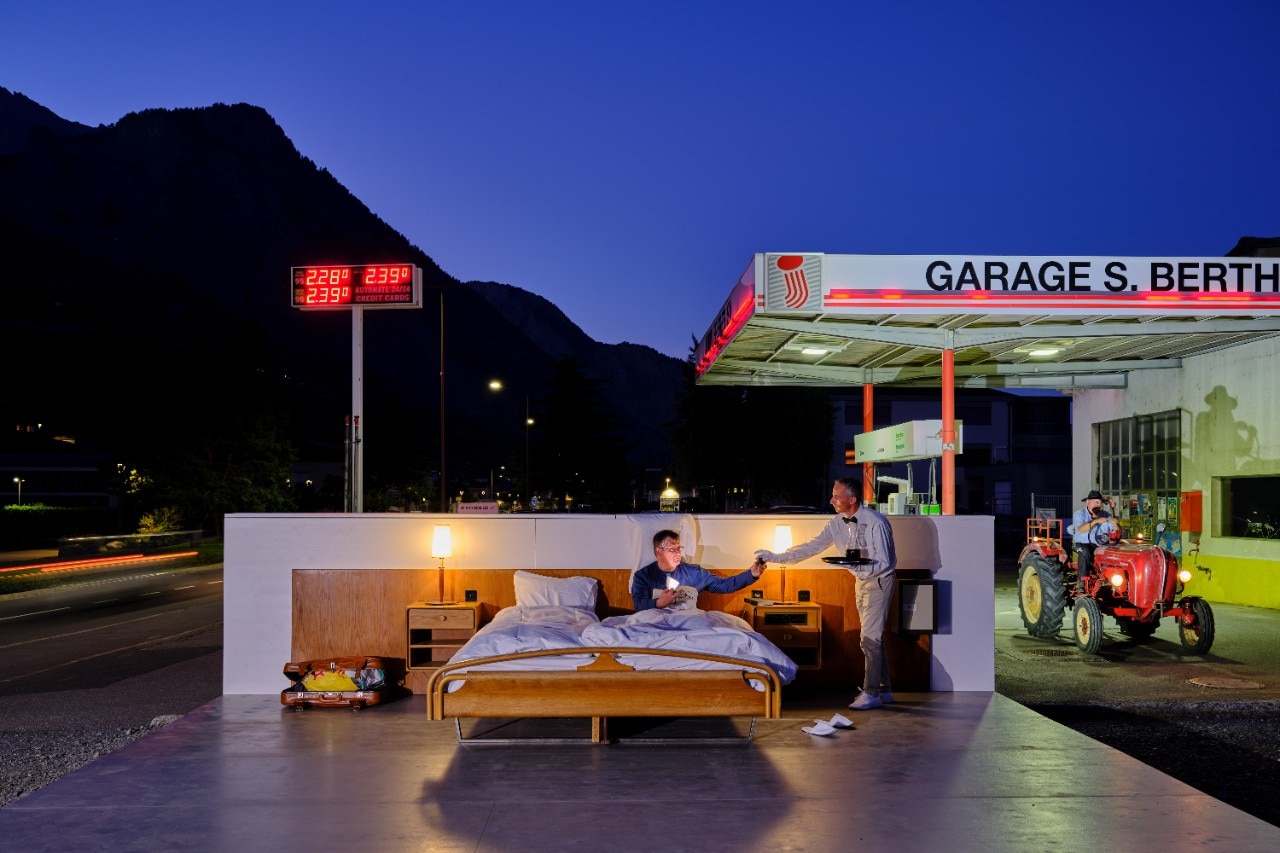 DomusWeb's tweet card. Born in 2008 as a commentary on exoticism, globalization, and overtourism, the Null Stern Hotel is today an Instagram star. But its story goes far beyond likes.