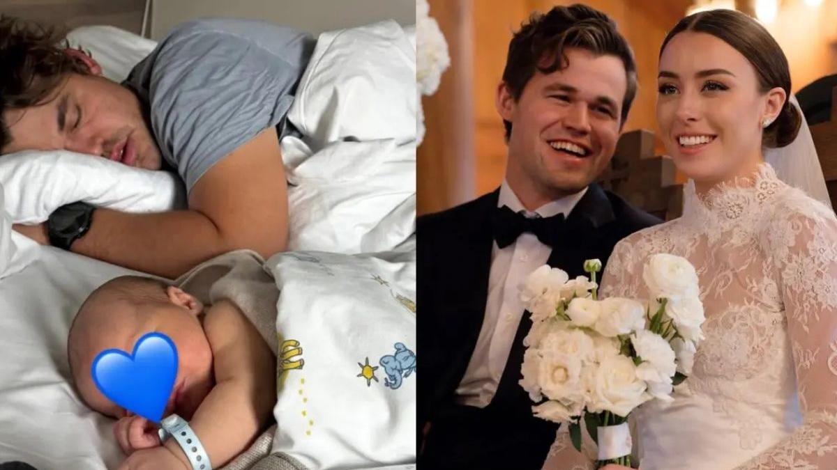 mathrubhumieng's tweet card. World No. 1 Magnus Carlsen and his wife Ella Victoria are celebrating the birth of their first child.
