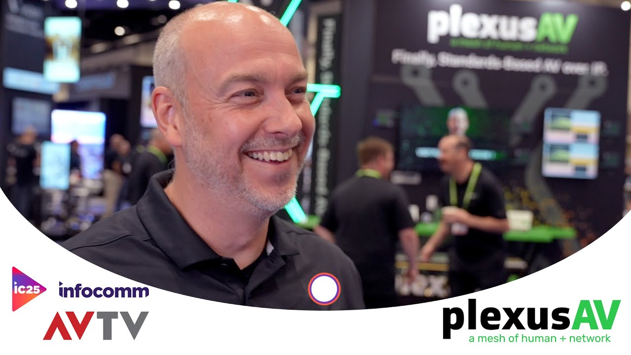 Plexus_AV's tweet card. PlexusAV Showcases Standards-Based AV Innovations at Infocomm 2025