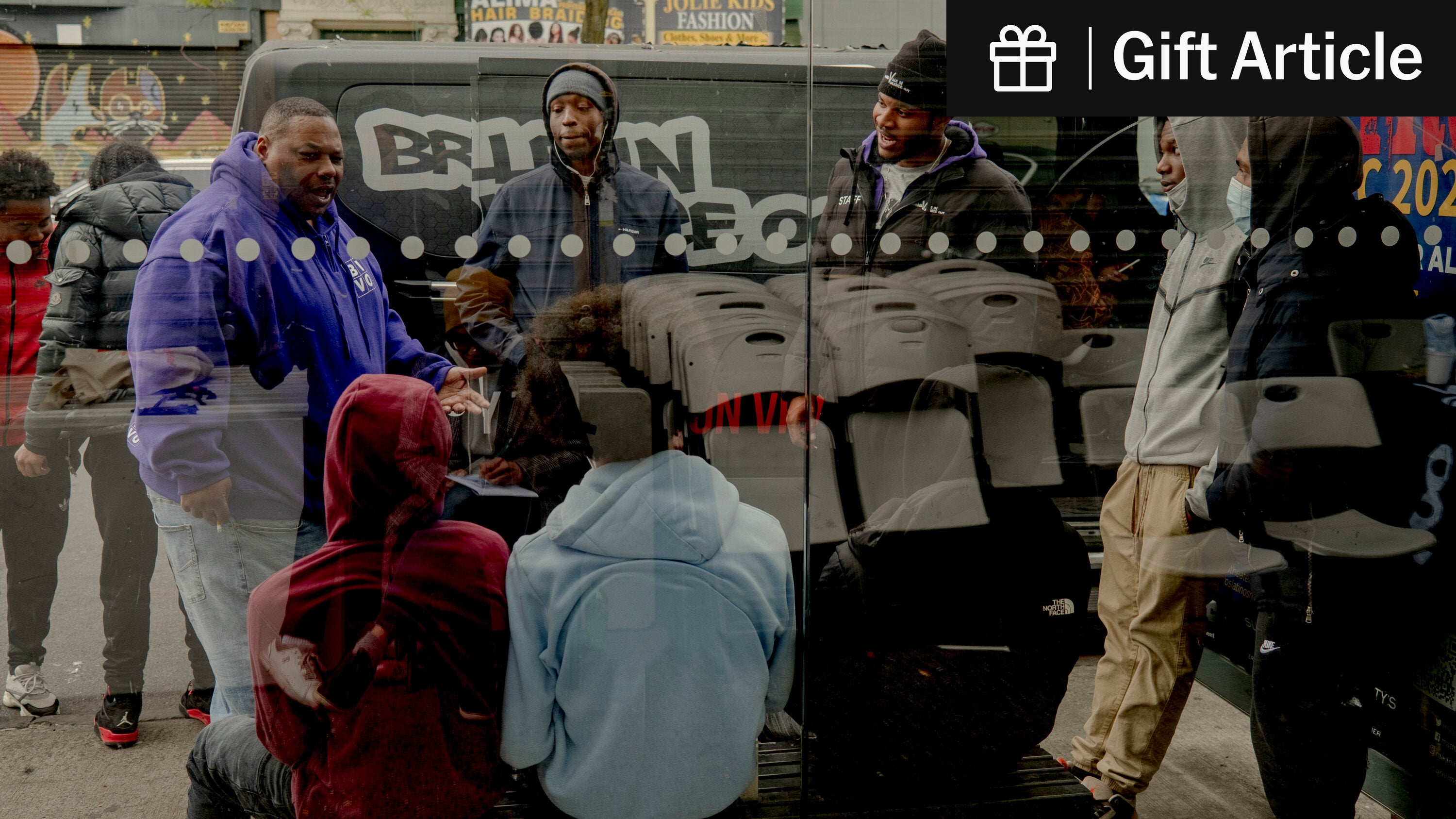 Phil_Lewis_'s tweet card. On a two-block stretch of Brownsville in April, the police stepped aside and let residents respond to 911 calls. It was a bold experiment that some believe could redefine law enforcement in New York...