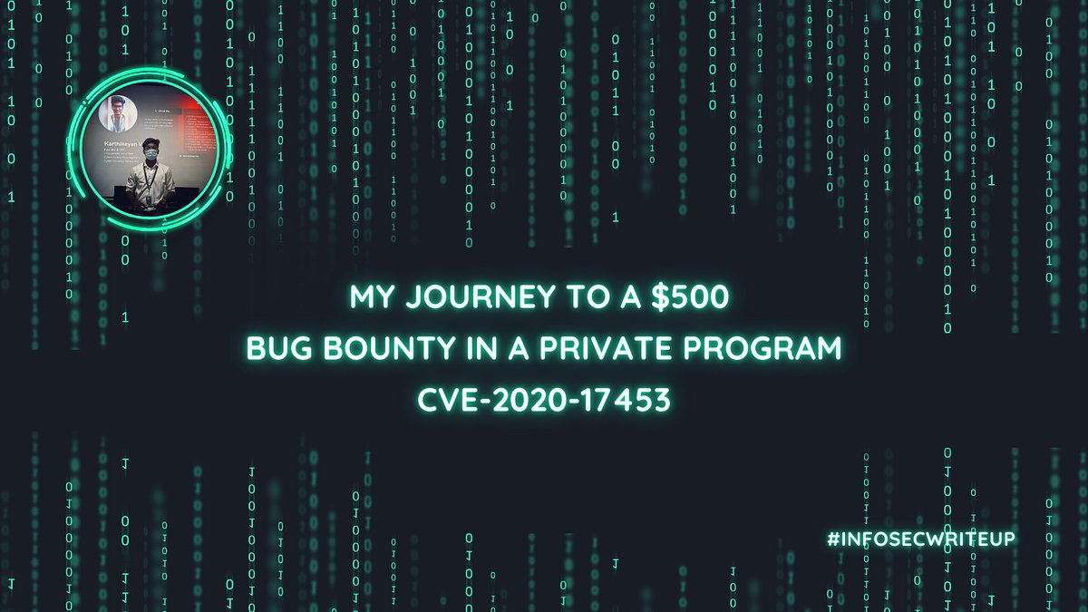 karthithehacker's tweet card. Hi there! As an avid bug bounty hunter, I always look forward to weekends to participate in different programs and discover vulnerabilities…