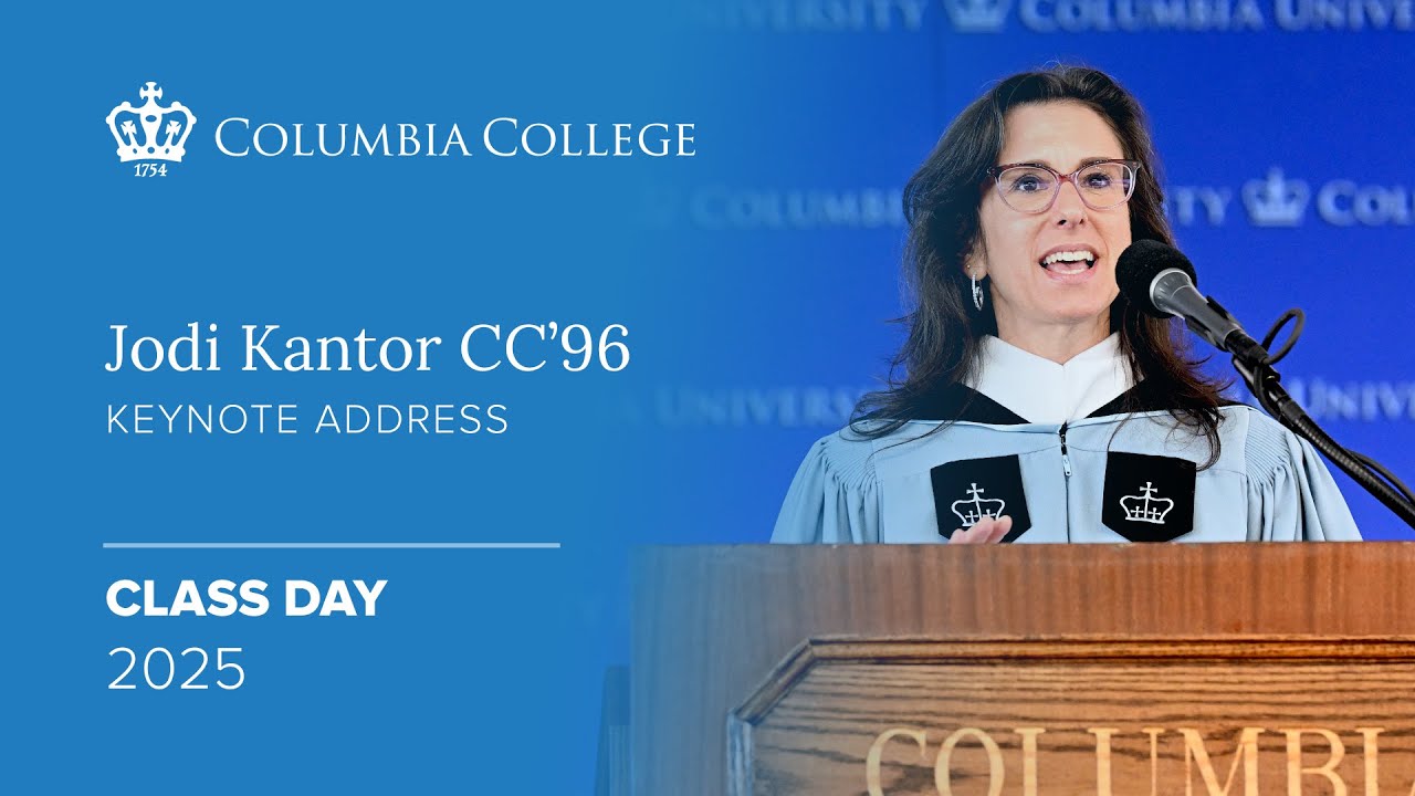 jodikantor's tweet card. Jodi Kantor CC'96 – Keynote Address: Columbia College Class Day 2025