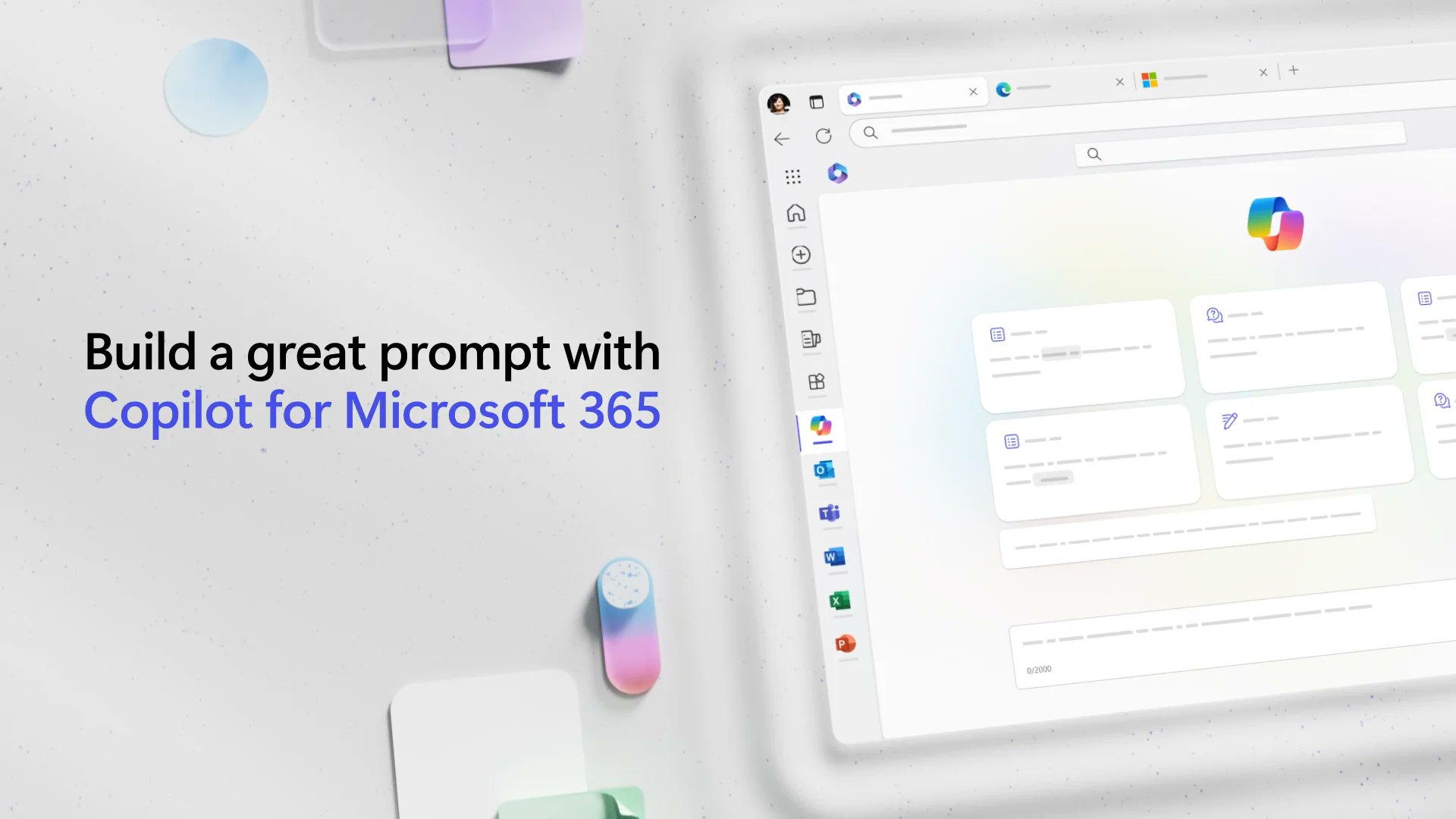 SimCrest's tweet card. Copilot for SMB Prompt Formula