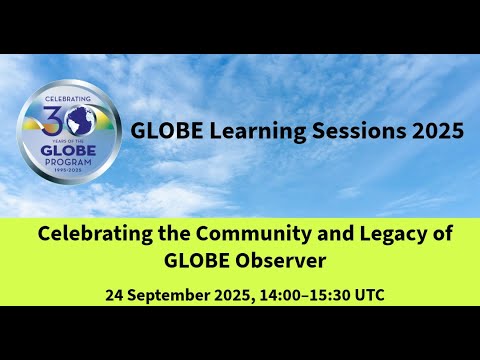 GLOBEProgram's tweet card. GLOBE Learning Session: Celebrating the Community and Legacy of GLOBE...