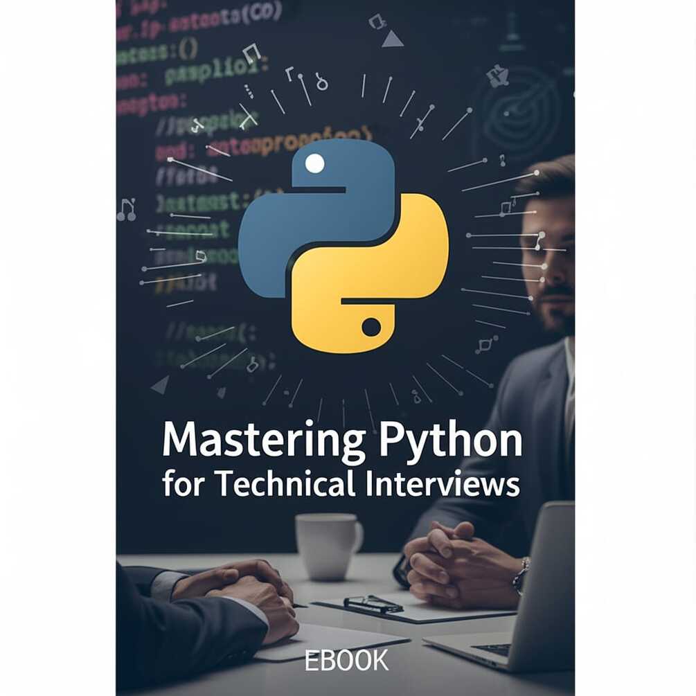 CodeNovaStudio1's tweet card. Mastering Python for Technical InterviewsYour all-in-one preparation manual for Python interviews – from basics to advanced algorithms and system design.What’s inside: interview questions Real-worl...