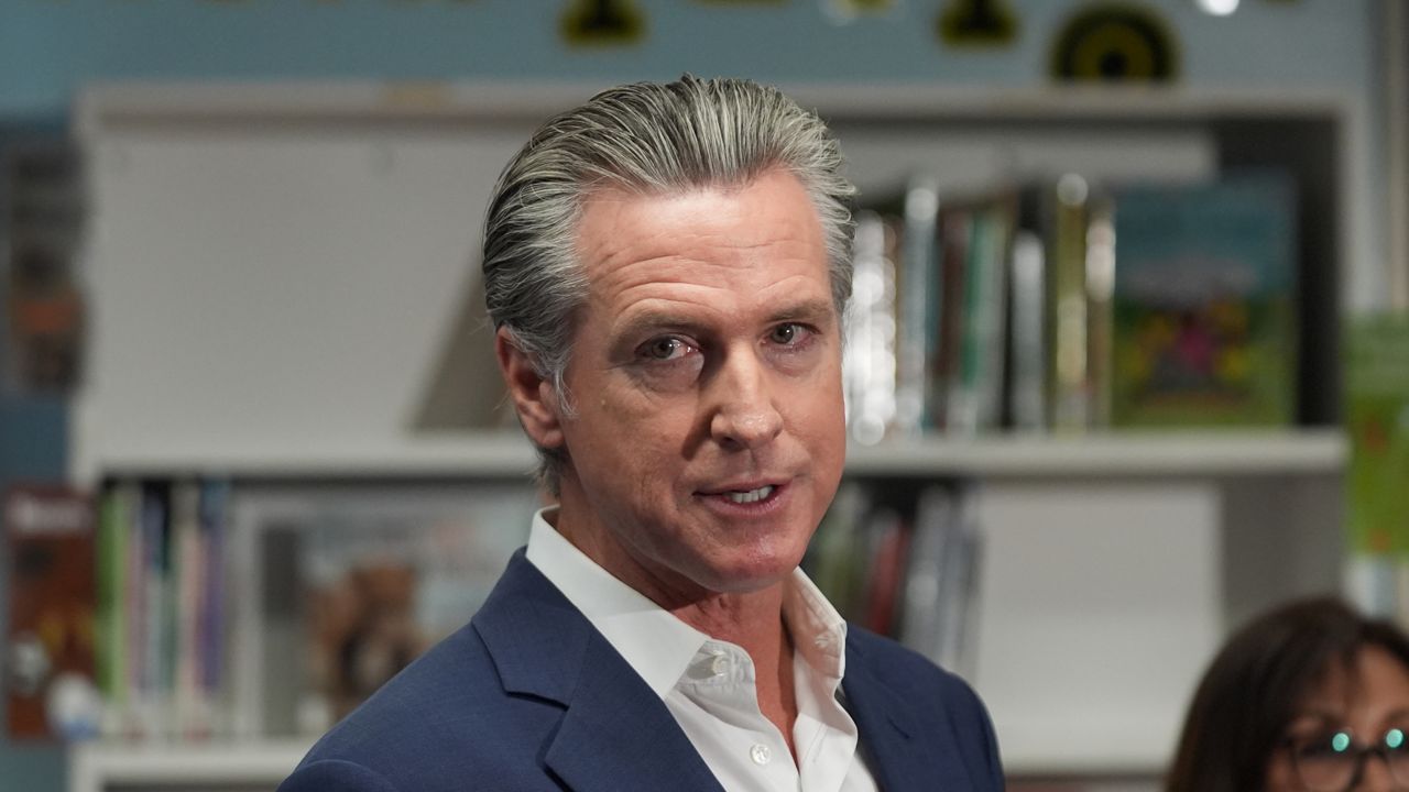 SpecNews1SoCal's tweet card. Newsom has four children under 18