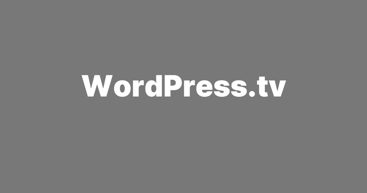 lruizcode's tweet card. Videos from WordCamp Galicia 2025 – WordPress.tv