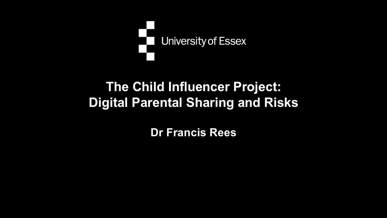 Webwise_Ireland's tweet card. Child Influencer Project - 'Kids as Content' Digital Safeguarding...