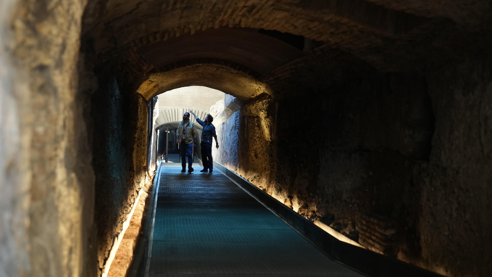 thebigtime's tweet card. For the first time in nearly 2,000 years, visitors to Rome’s Colosseum can walk through a hidden imperial passage