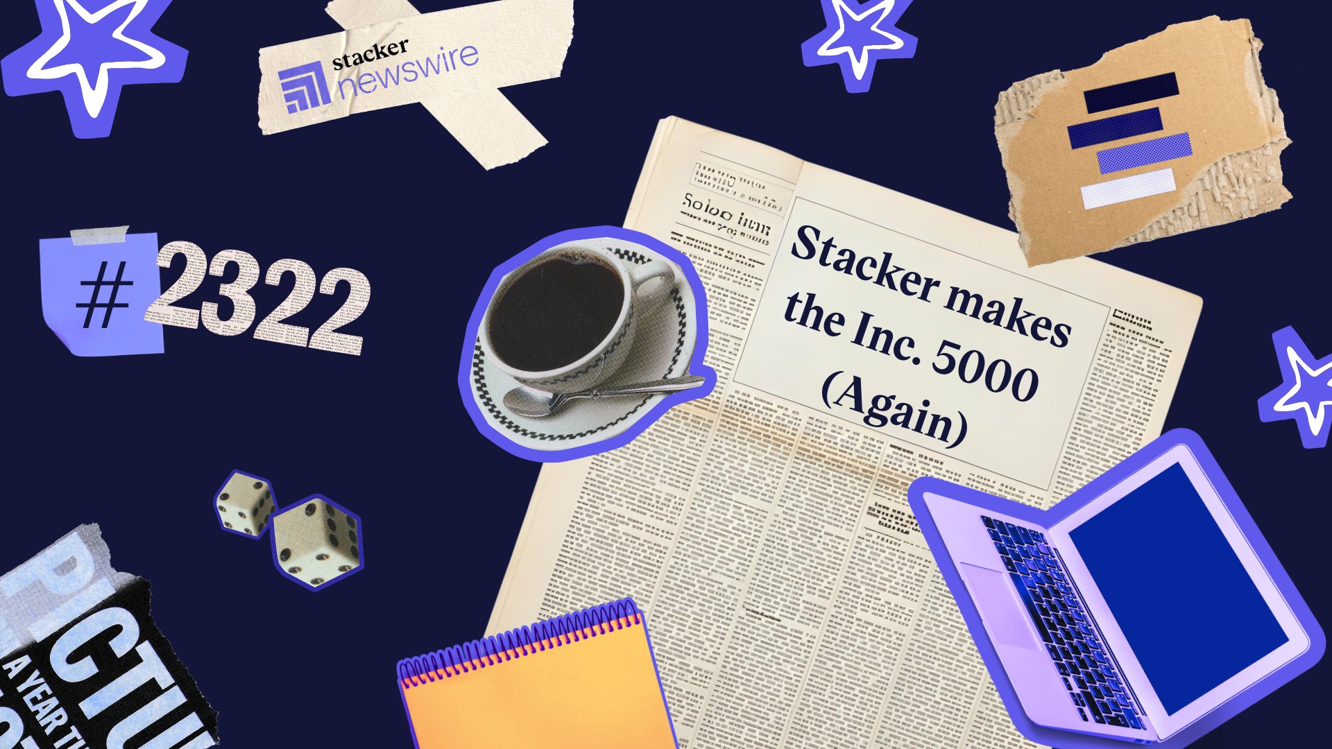 Stacker's tweet card. Stacker made the Inc. 5000 list by bootstrapping—proving growth comes from culture, trust, and revenue focus, not just outside funding.