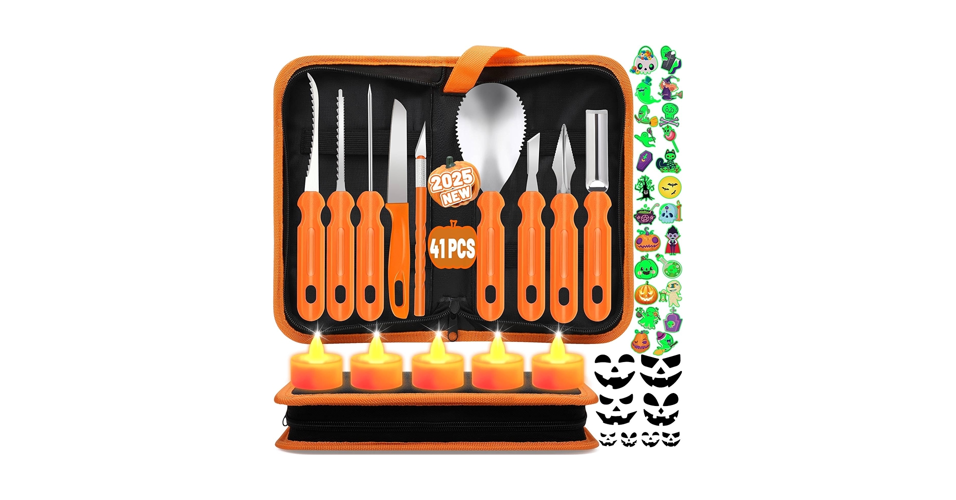 amazingdealssss's tweet card. Are you ready to create Halloween memories that your family will cherish for years? Elevate your Halloween decorations with our 41-piece halloween pumpkin carving kits. Whether you're a seasoned pro...