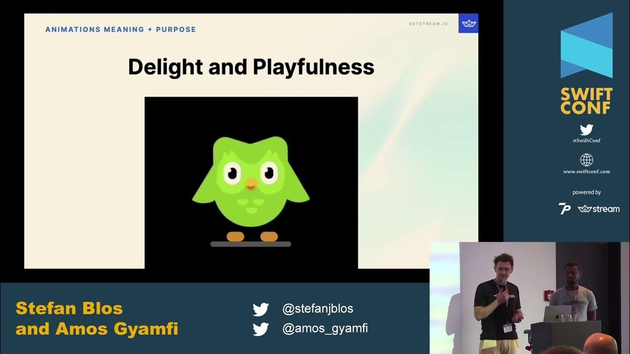 SwiftConf's tweet card. SwiftConf '22 - Stefan Blos & Amos Gyamfi: Animations are cool, right?