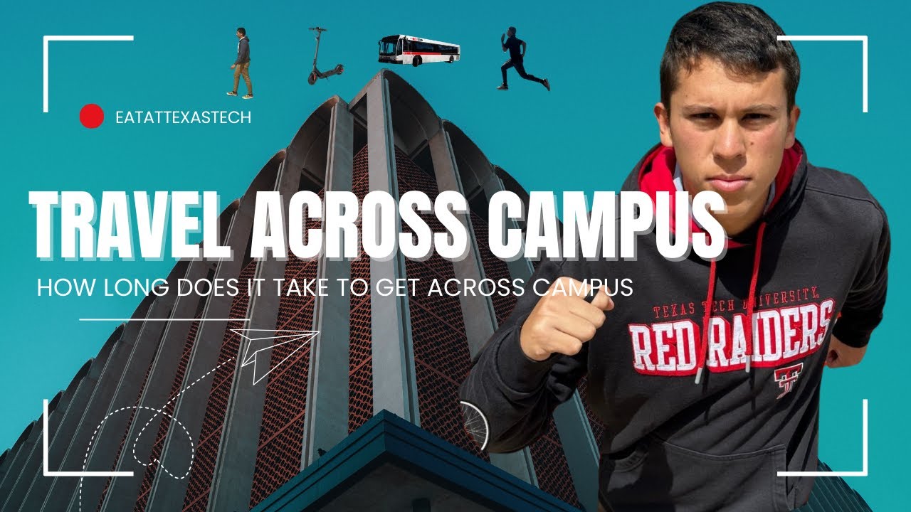 EatAtTexasTech's tweet card. Raiders Route | Fastest Way Across Campus? We Put It to the Test!