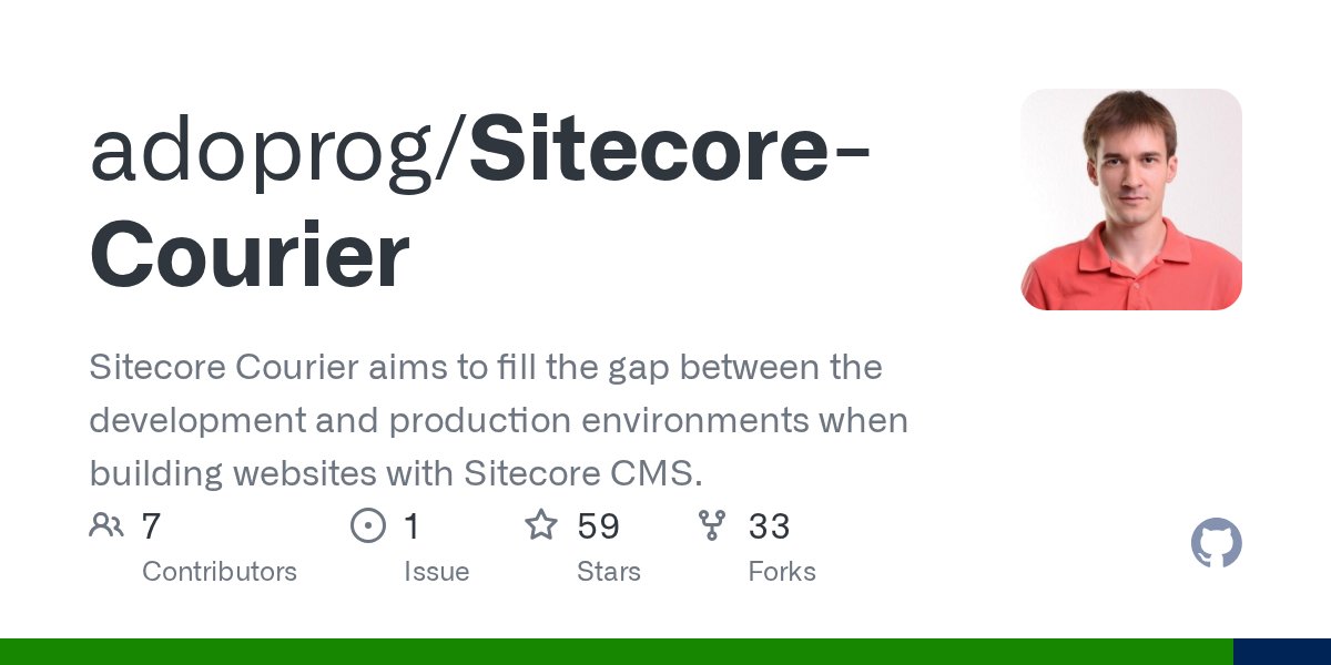 adoprog's tweet card. Sitecore Courier aims to fill the gap between the development and production environments when building websites with Sitecore CMS. - adoprog/Sitecore-Courier
