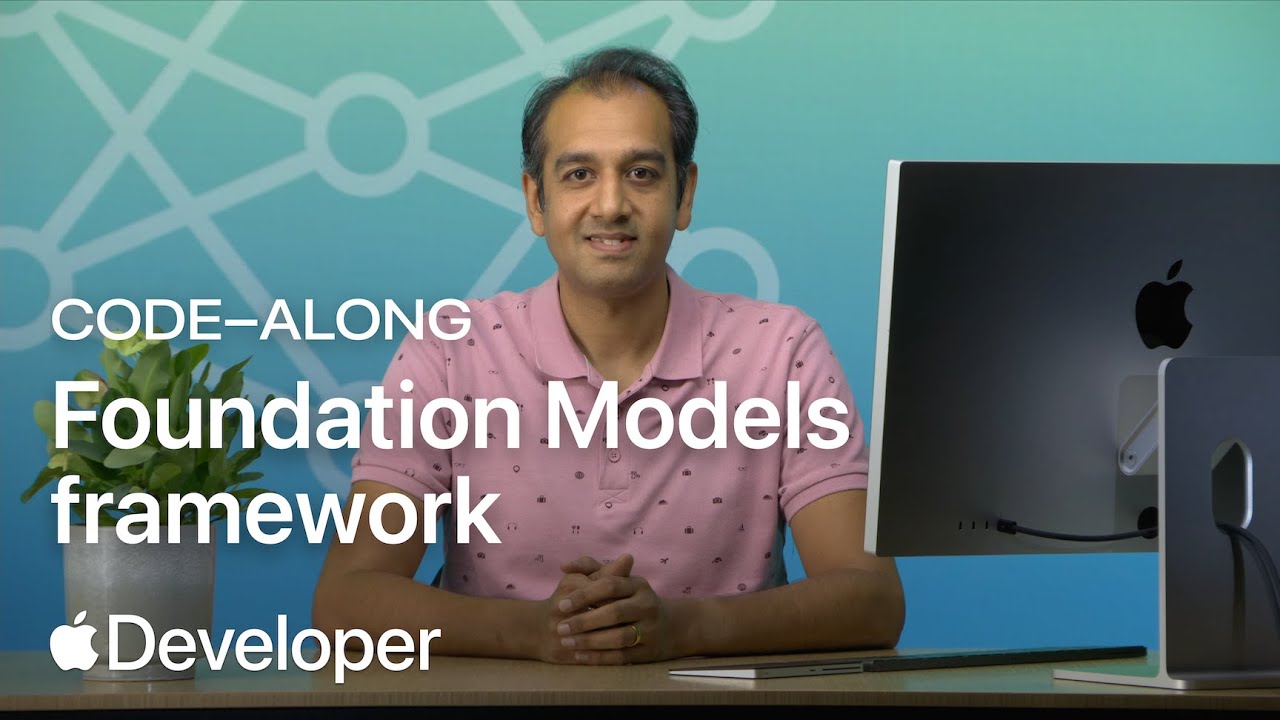 Ric_Navarro_'s tweet card. Code along with the Foundation Models framework | Meet with Apple