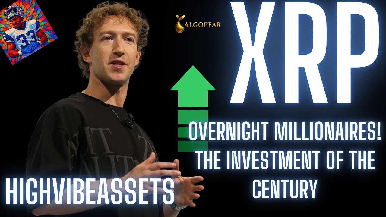 HighVibeAssets's tweet card. 🚨 OVERNIGHT INSTANT MILLIONAIRES 🚨 XRP THE BIGGEST INVESTMENT...