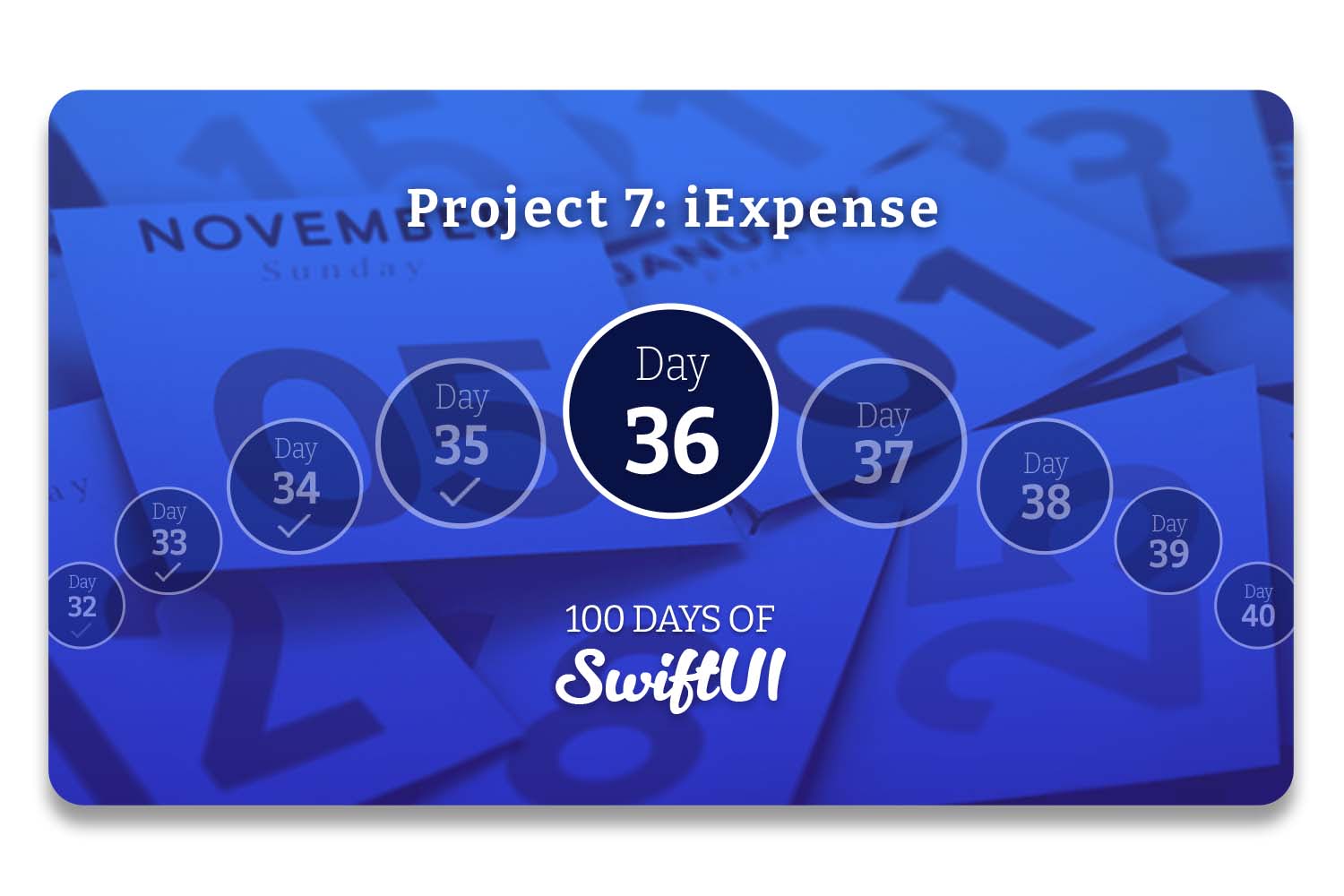 Ebtsamaa's tweet card. Follow the 100 Days of SwiftUI and learn to build apps for free.
