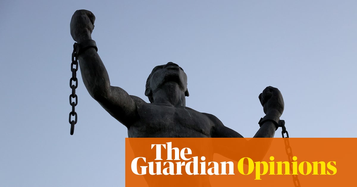GdnDevelopment's tweet card. As a historian, the UK conservative party leadership candidate should know that the only debt owed is one of accountability and reparation
